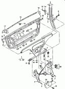 audi 837040 mounting for door components