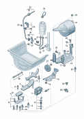 audi 616030 Air supply unit connecting parts for self- levelling