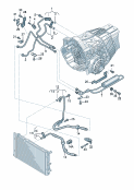 audi 317062 Напорный маслопровод для охлаждения масла коробки передач. для бесступенчатой АКП. F 8E-4-000 001>>