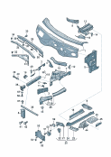 audi 805000 Передняя часть кузова. Лонжерон