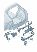 audi 807050 Кронштейн бампера