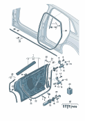 audi 833010 Двери. Уплотнитель двери