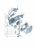 audi 857040 Крепление зеркального элемента
