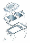 audi 877000 Стекл. подъёмно-сдвижной люк