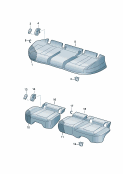 audi 885000 Подушка сиденья. Обивка сидений