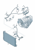 audi 317056 Напорный маслопровод для охлаждения масла коробки передач. для бесступенчатой АКП