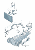 audi 317055 Напорный маслопровод для охлаждения масла коробки передач. для 7-ступ. КП DSG