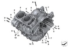 bmw-moto 11_4007 Картер двигателя дополнительные элементы