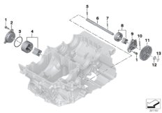 bmw-moto 11_4001 Single parts for oil pump