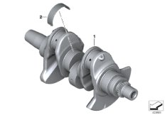 bmw-moto 11_4008 Crankshaft with bearing shells