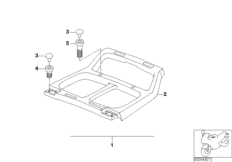 bmw-moto 46_0730 Комплект дооснащ.кроншт.верх.контейнера