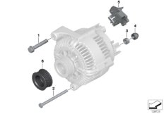 bmw 12_1245 Generator, individual parts