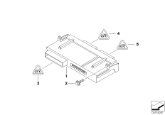 bmw 61_2166 Boitier commande Junctionbox Elektronik