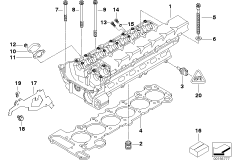 bmw 11_7520 Cylinder head attached parts