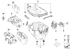 bmw 12_1327 Control unit box