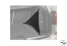 bmw 03_1486 Luggage compartment net, lateral