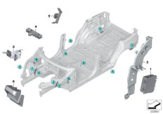 bmw 61_2284 Support de raccord a fiche