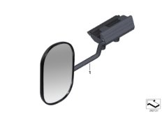 bmw 03_1632 Exterior mirror for towing