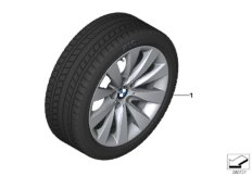 bmw 03_4505 Winter wheel&tyre, V-spoke 413