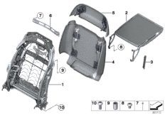 bmw 52_3838 Seat, front, folding table