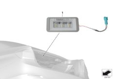 bmw 03_2269 BMW luggage compartment light LED