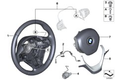 bmw 32_2242 Airbag sports steering wheel, leather