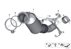 bmw 18_1128 Engine-compartment catalytic converter