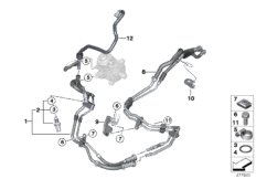 bmw 13_1401 Fuel pipes / Mounting Parts