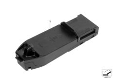 bmw 03_4207 Vide-poche charge sans fil