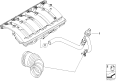 bmw 11_3512 Vacuum control - engine
