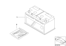 bmw 61_2081 Batterie BMW d"origine