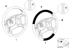bmw 91_1393 Volant airbag individuel SA 240