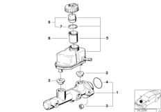 bmw 34_2330 Brake master cylinder/expansion tank