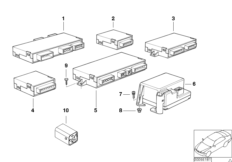 bmw 61_4881 Karosseriesteuergeräte und Module