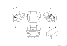 bmw 64_0668 Actuator for automatic air condition