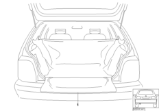 bmw 03_1548 Protective load-space cover