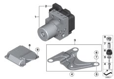 bmwi 34_2043 Hydroaggregat DSC/Steuergerät/Halterung