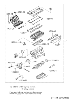 chevrolet 11410 KIT REPARATION(FAM I DOUBLE ACT)  (1141)