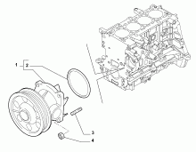 fiat-prof  WATER PUMP AND LINES