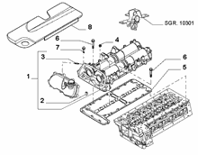 fiat-prof  CYLINDER HEAD AND GASKET COVERS