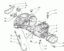 fiat-prof  TRANSMISSION AND DIFFERENTIAL UNIT, CASING AND COVERS