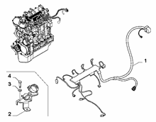 fiat-prof  ENGINE HARNESS AND SUPPORTS