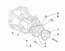 fiat  GEARBOX AND DIFFERENTIAL, CASE AND COVERS