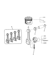 fiat  PISTONS AND RINGS 