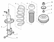 fiat  SHOCK ABSORBERS AND LEAF SPRINGS