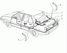 fiat  ПУЧОК ПРОВОДОВ (ЗАДНЯЯ ЧАСТЬ) 