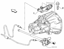 fiat  CLUTCH LEVER CYLINDER AND HOSE