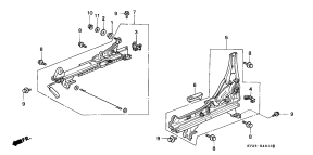 honda B__4010 FRONT SEAT COMPONENTS (1)