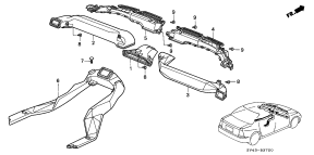 honda B__3720 ВЕНТИЛЯЦИЯ/ КАНАЛ