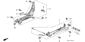 honda B__4014 FRONT SEAT COMPONENTS (R.)